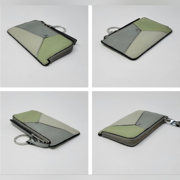 LOEWE Puzzle Multicolor Zipped Card Key Case Wallet - Picture 5 of 8